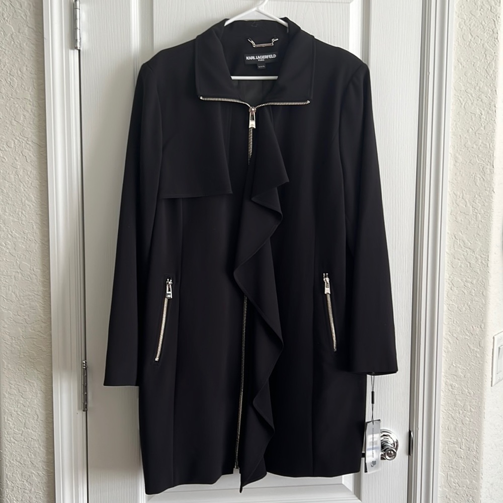 Brand new with tags Karl Lagerfeld Ruffle Coat